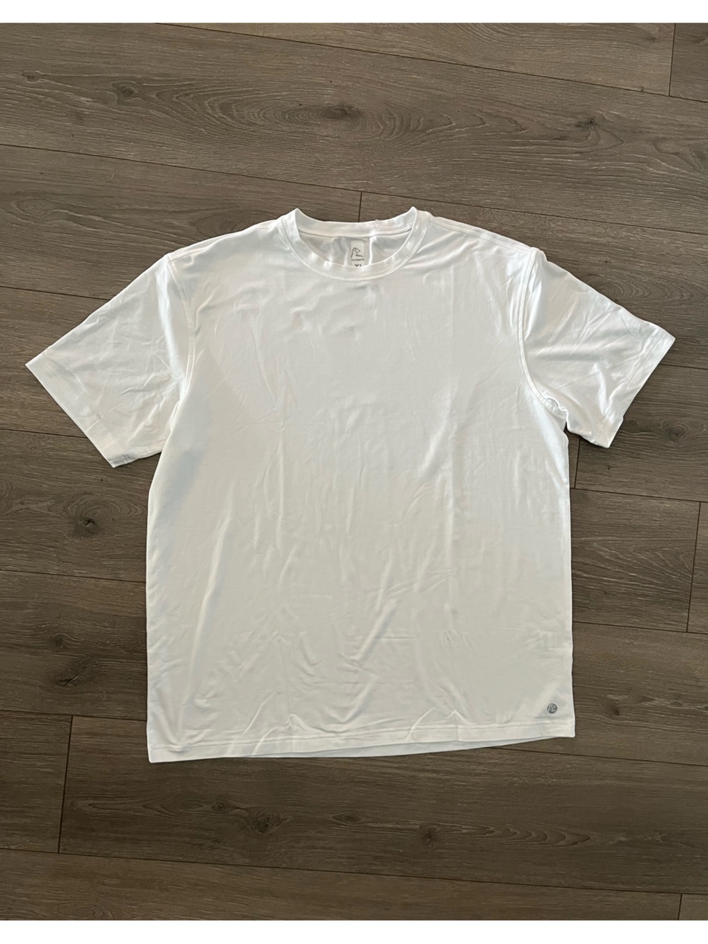 NWOT Rhoback White Short Sleeve Crew T-Shirt Size XL
